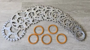 MICHE 11 SPEED CASSETTE 14-27 TOOTH NO LOCK (5) SPACERS CAMPAGNOLO COMPATIBLE - Picture 1 of 3