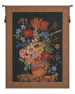 Verendael Terra Cotta Medium Belgian Tapestry Wall Art Hanging (New) 42x33 inch - Picture 1 of 6