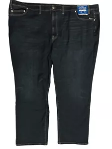 Arizona Advance Flex 360 Jeans 58x32 Dual Flex Straight Fit Smoked Indigo Blue - Picture 1 of 5