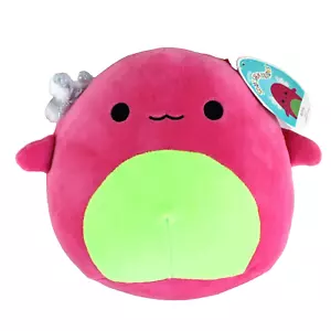 Juguete de Peluche Squishmallow Original Blacklight Archie the Axolotl Rosa 8" Kellytoy - Imagen 1 de 3