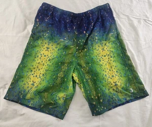 Reel Legends Swim Trunks XL X-Large Kids Board Short Design Coral Water Bubble - Picture 1 of 12