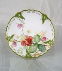 Nymphenburg Jugendstil Teller Prunkteller Obstmalerei mit Gold um 1900 1 Wahl - Bild 1 von 3
