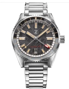 Zelos Blacktip Watch 200m GMT automatic, Meteorite Dial, Sapphire Bezel - Picture 1 of 12