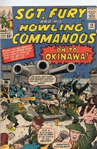 Sgt Fury and His Howling Commandos Comic Book #10 Marvel Sept 1964 Grade VG+ 4.5 - Picture 1 of 8