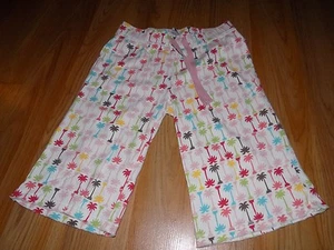 Girl's Size Small Old Navy Pajama Bottoms Shorts Palm Tree Print Sleepwear EUC - Picture 1 of 5