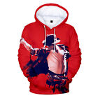 Fashion Men Women Michael Jackson 3D Hoodie Pullover Hooded Sweatshirt Pullover