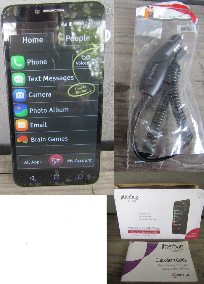NEW in BOX JITTERBUG SMART A622LJBS1-DIR-B GREATCALL SMART PHONE - Image 1 of 1