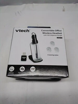 VTech VH6212 Accessory Convertible DECT Wireless Headset with Softphone Dongle - Image 1 of 4