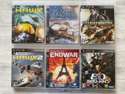 SONY PS3 HAWX 1 2 & Blazing Angels & End War & Assault Horizon & Binary Domain - Image 1 of 4