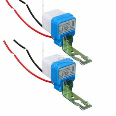 2x Mini Dämmerungssensor Dämmerungsschalter Lichtsensor twilight switch 220V 10A - Bild 1 von 4