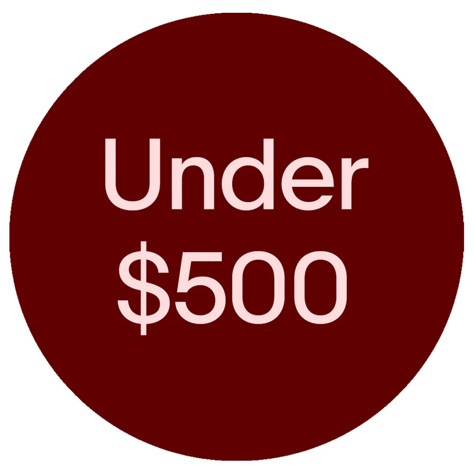 Under $500