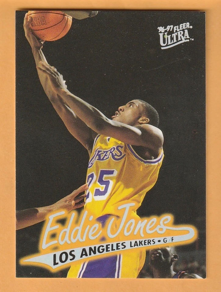 Eddie Jones Los Angeles Lakers 1996-97 Ultra #54 Temple Owls 13L - Image 1 of 2