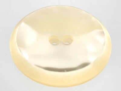 Vintage Molded Plastic Garment Button Size 1.75in Design Pattern 934A - Image 1 of 4