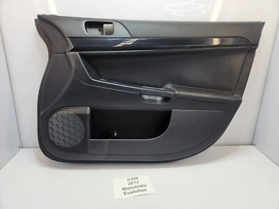 ✅ 08-15 原始设备制造商三菱 Lancer Evolution 右前门装饰面板黑色 — 第 1/4 张图片