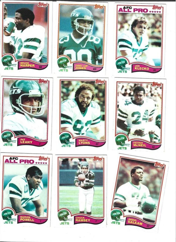 1982 Topps Football - complete your set 1-250 - Image 1 of 1