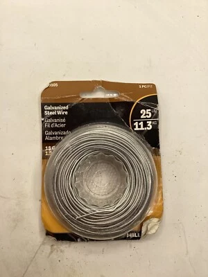 Fabricante de equipos originales Hillman 123105, alambre de acero galvanizado, 18 ga. x 110' Foto 1 de 3