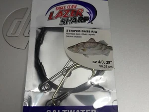 Eagle Claw Lazer Sharp Striped Bass Rig Saltwater Sz. 4/0 38 Inches New - Picture 1 of 1