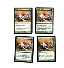 4x Tel-Jilad Justice VG/EX Fifth Dawn Mtg Magic EDH 4x x4