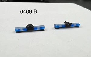 2 Pack 1/64 Whelen Edge Lightbar Blue w/ Speaker Highway Patrol State Police - Picture 1 of 9