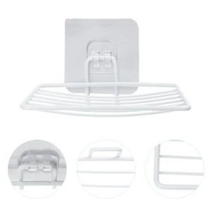 Jabonera de acero inoxidable para papá trabajar cajas sin perforaciones estante de drenaje - Imagen 1 de 12