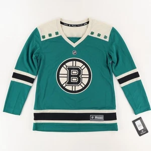 Fanatics Boston Bruins St Patrick Jersey Green Women's S - Picture 1 of 8