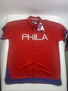 Nike Team Sports NBA Philadelphia 76ers Warm Up Jersey Size XL. - Picture 1 of 12