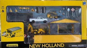 NEWRAY, Coffret NEW HOLLAND avec engins, bâtiments et accessoires, échelle , ... - Picture 1 of 1