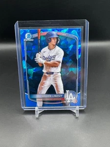 Bowman Draft 2024 | Kellon Lindsey | 1° Bowman Base Zaffiro | Dodgers - Foto 1 di 2