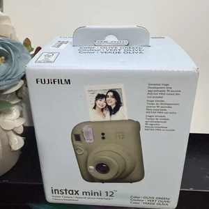 **BRAND NEW RARE Fujifilm Instax Mini 12 Instant Camera Olive Green UO Exclusive - Picture 1 of 2