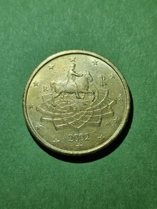 2002-R ITALY 50Euro Cent The Ghost Coin - Picture 1 of 24