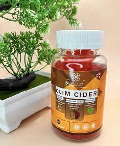 SLIM Cider ,Apple Cider Vinegar Gummies(Hilal) With Folic Acid & Ginger - Picture 1 of 4