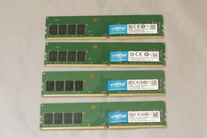 Crucial 4GB Single DDR4 2666 4 Sticks - Picture 1 of 3