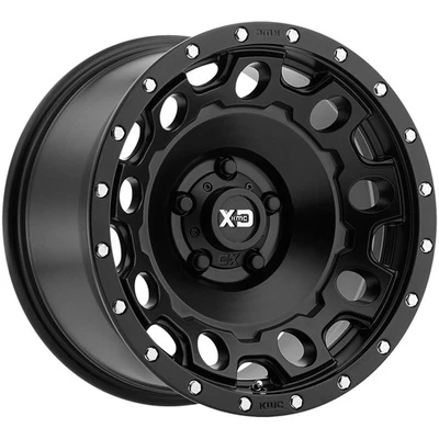 XD Series XD129 Holeshot 17x8.5 5x120 +34mm Satin Black Wheel Rim 17" Inch Foto 1 de 4