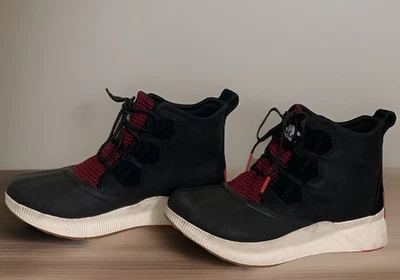 Sorel Botas Tenis Out N About Plus Pata de Gallo Impermeable Mujer 7 Pato Bota Foto 1 de 4