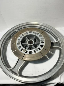 Vintage 1991 Kawasaki EL250E Eliminator Front Wheel Rim & Rotor Assembly - Picture 1 of 11