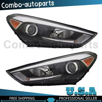 Left Right Headlight Assembly fits 2016-2018 Hyundai Tucson - Image 1 of 3