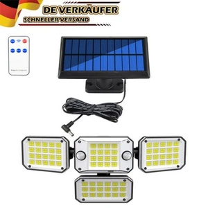 Luce solare 296 LED con rilevatore di movimento esterno giardino luce solare faretto DHL - Foto 1 di 14