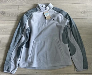 Nike Trail Polartec 1/4 Zip Fleece Top Mens Size Medium FV9962-289 Grey - Picture 1 of 7