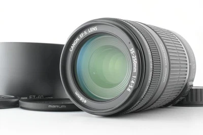 [No extra costs!] Canon EF-S 55-250mm f/4-5.6 IS Lens From JAPAN Near Mint - Image 1 of 4