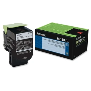 Original Lexmark 80C1SK0 Rückgabeprogramm-Toner schwarz Standardkapazität - Bild 1 von 1