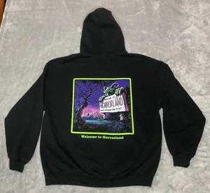 Goosebumps Horrorland Graphic Pullover Hoodie Men Large Black Eco - Picture 1 of 7