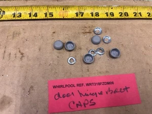 WHIRLPOOL WRT318FZDM06 Tappi bulloni cerniera grigio set di 5 - Foto 1 di 5