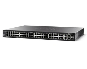 Cisco SG300-52P-K9-EU-RF 52-Port PoE+ Managed Switch Neu - Afbeelding 1 van 2
