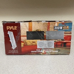 New Pyle PDIWCS56 Dual 5.25'' 2 Way-IN-Wall Center Channel Speaker System - Picture 1 of 4