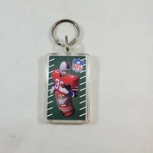 Miller Genuine Draft Beer Bottle NFL Football Acrylic Keychain  - Picture 1 of 5
