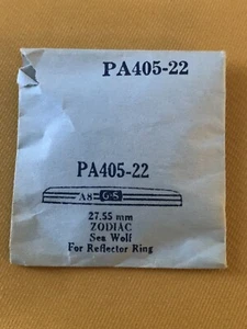 Zodiac Seawolf Sea Wolf replacement crystal PA405–22 27.55 mm - Picture 1 of 9