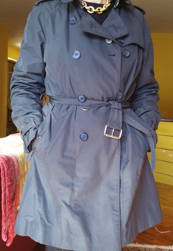 Moncler Lorraine Trench Coat Black