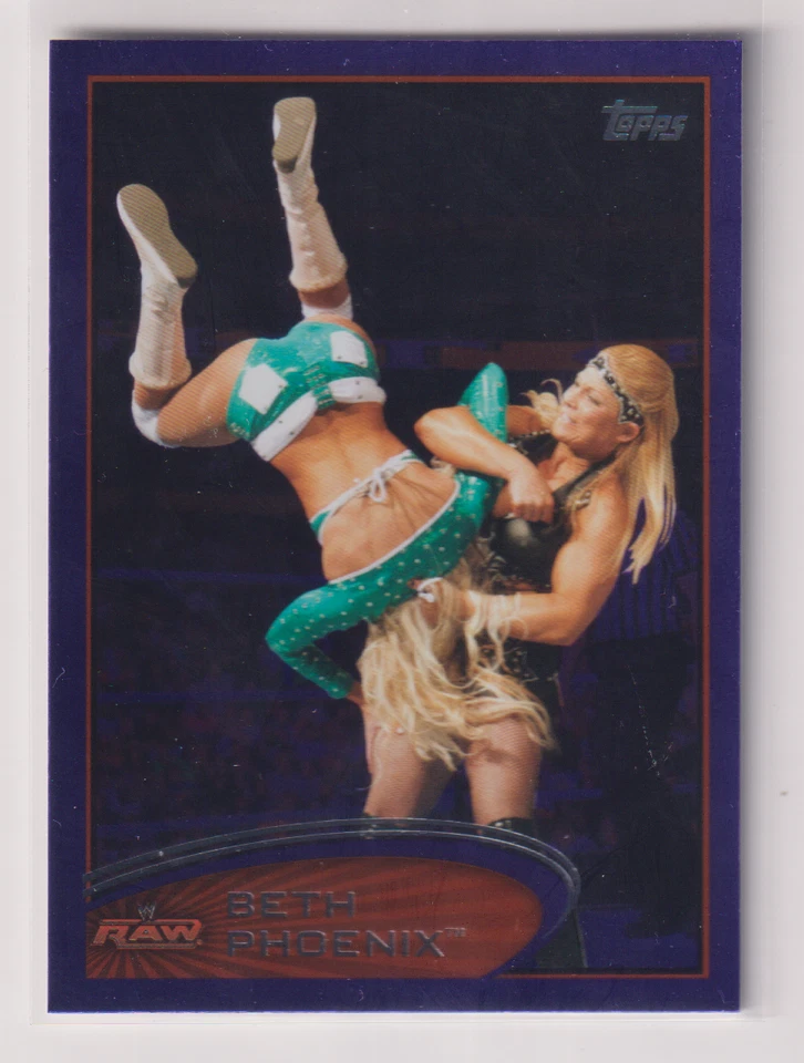 Beth Phoenix 2012 Topps WWE Purple Parallel Version Card # 3 $1.00 Shipping - Image 1 of 1