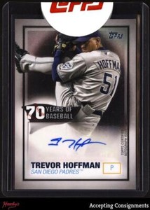 2021 Topps 70 Years of Baseball Autographs #70YATH Trevor Hoffman PADRES AUTO