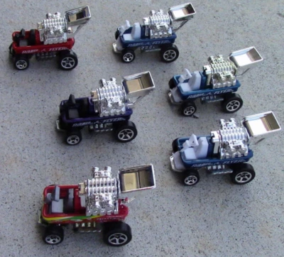 Lot of 7 Hot Wheels Radio Flyer Wagon #374 1996 First Editions MINT LOOSE - Image 1 of 4